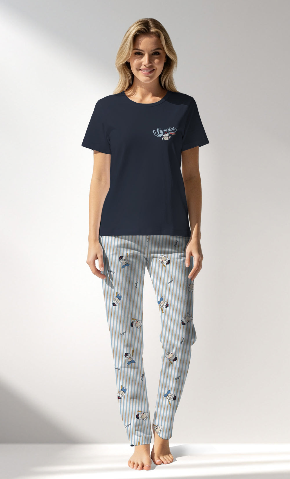 Woman Supreme Sleeclub Pyjama Set - A-13-4210 - Image 1
