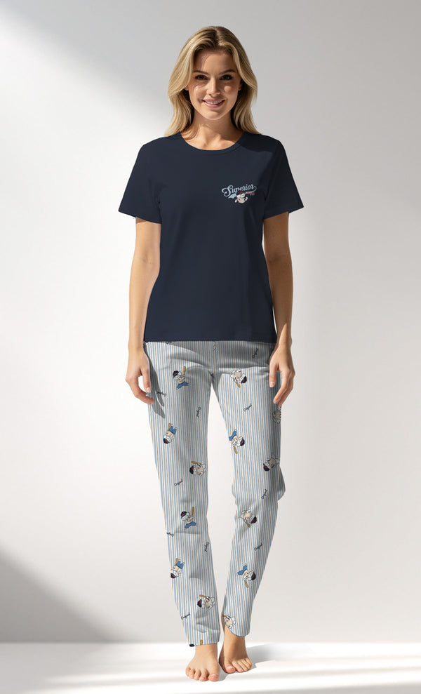 Woman Supreme Sleeclub Pyjama Set - B-19-3923 - Image 1