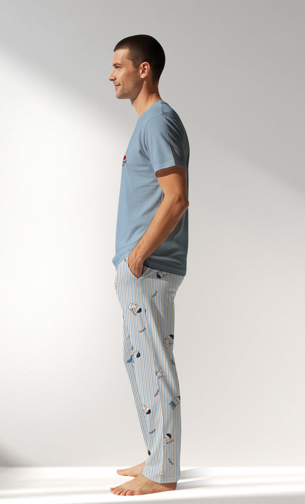 Man Supreme Baseballclub Pyjama Set - A-13-4210 - Image 2