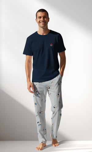 Man Supreme Baseballclub Pyjama Set - B-19-3923 - Image 1
