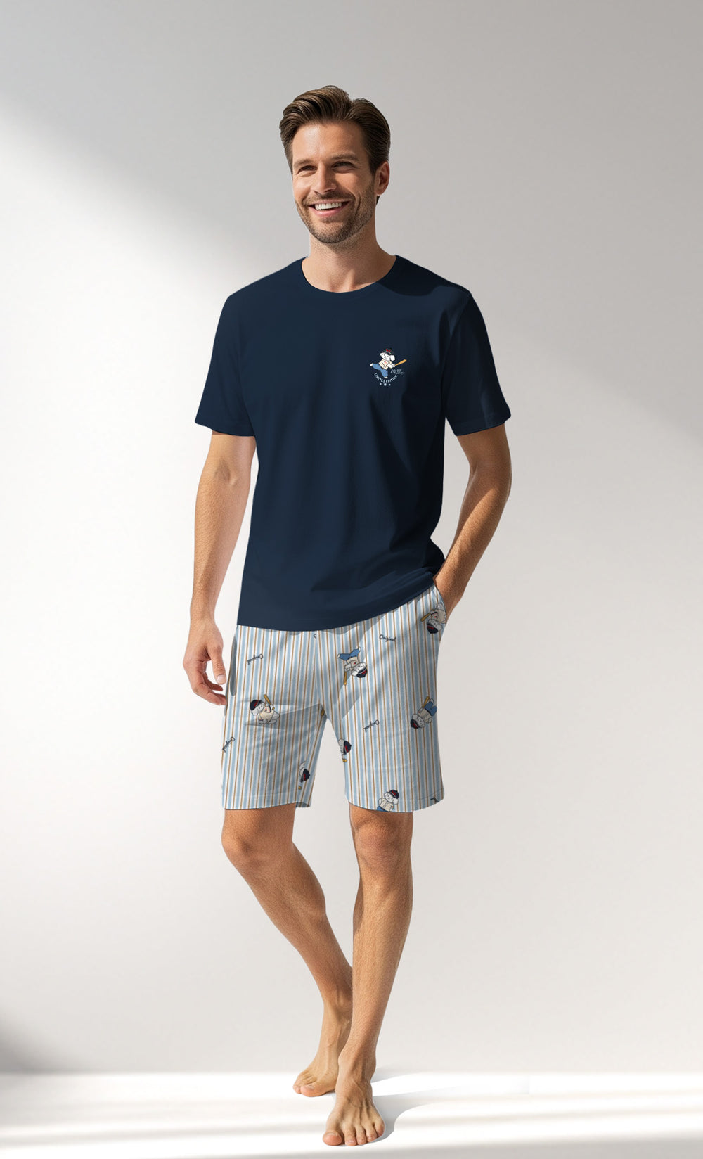 Man Supreme Baseballclub Short Set - A-13-4210 - Image 1