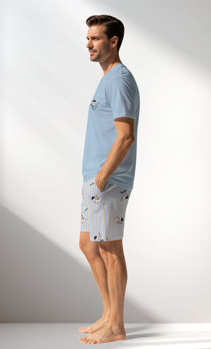Man Supreme Baseballclub V Neck Short Set - A-13-4210 - Image 2