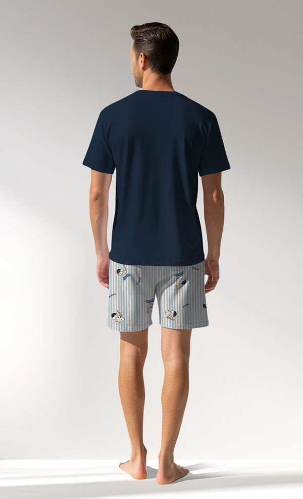Man Supreme Baseballclub V Neck Short Set - B-19-3923 - Image 3