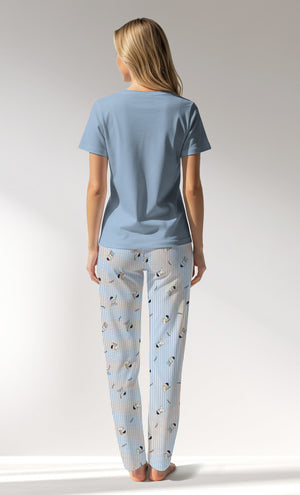 Woman Supreme Gamenight Short Sleeve Pyjama Set - A-13-4210 - Image 3