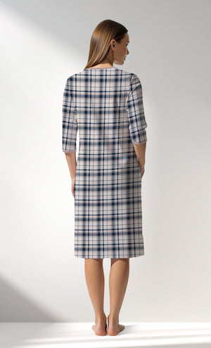 Woman Supreme Plaidwing Home Dress - ROTASYON - Image 3