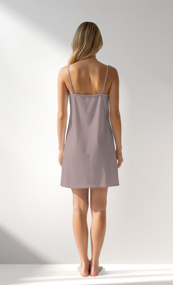 Woman Supreme Plaidwing Thin Strap Tunic - A-KOYU KREM - Image 3