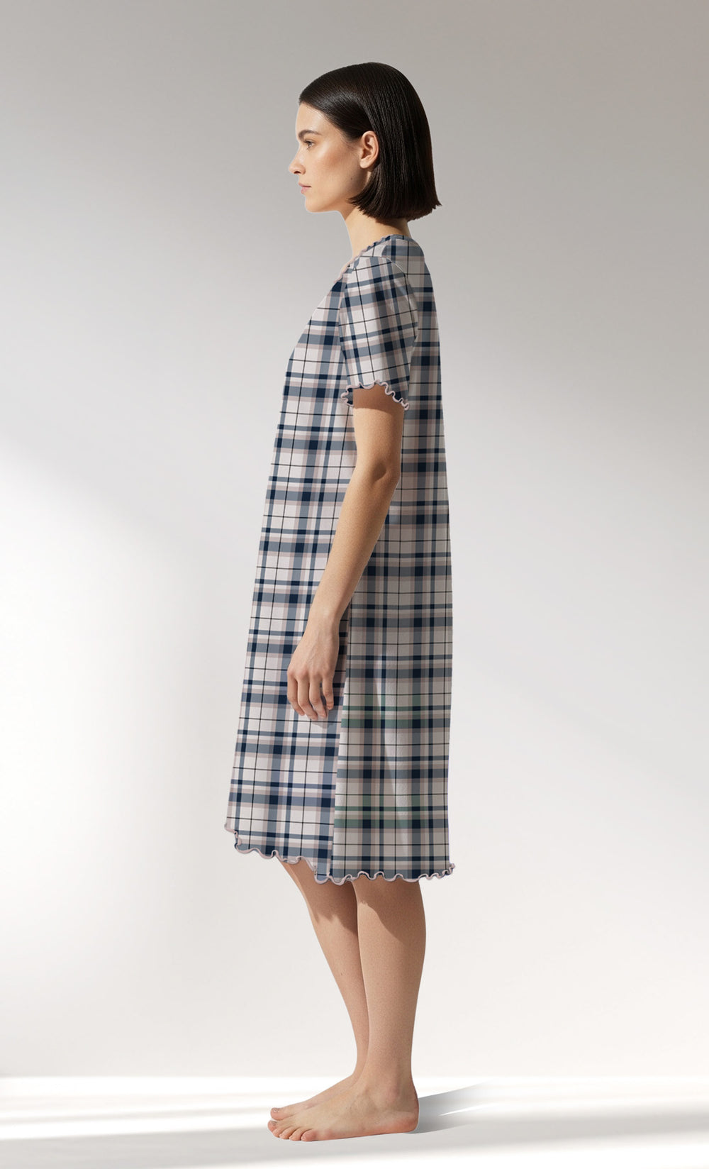 Woman Supreme Plaidwing Tunic - ROTASYON - Image 1