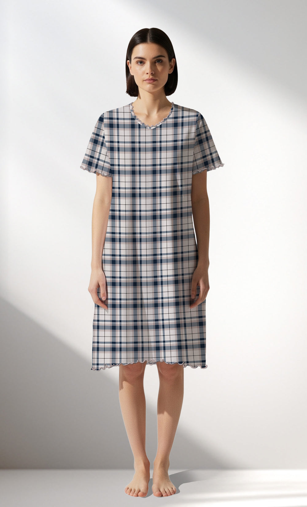 Woman Supreme Plaidwing Tunic - ROTASYON - Image 1