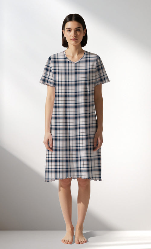 Woman Supreme Plaidwing Tunic - ROTASYON - Image 1