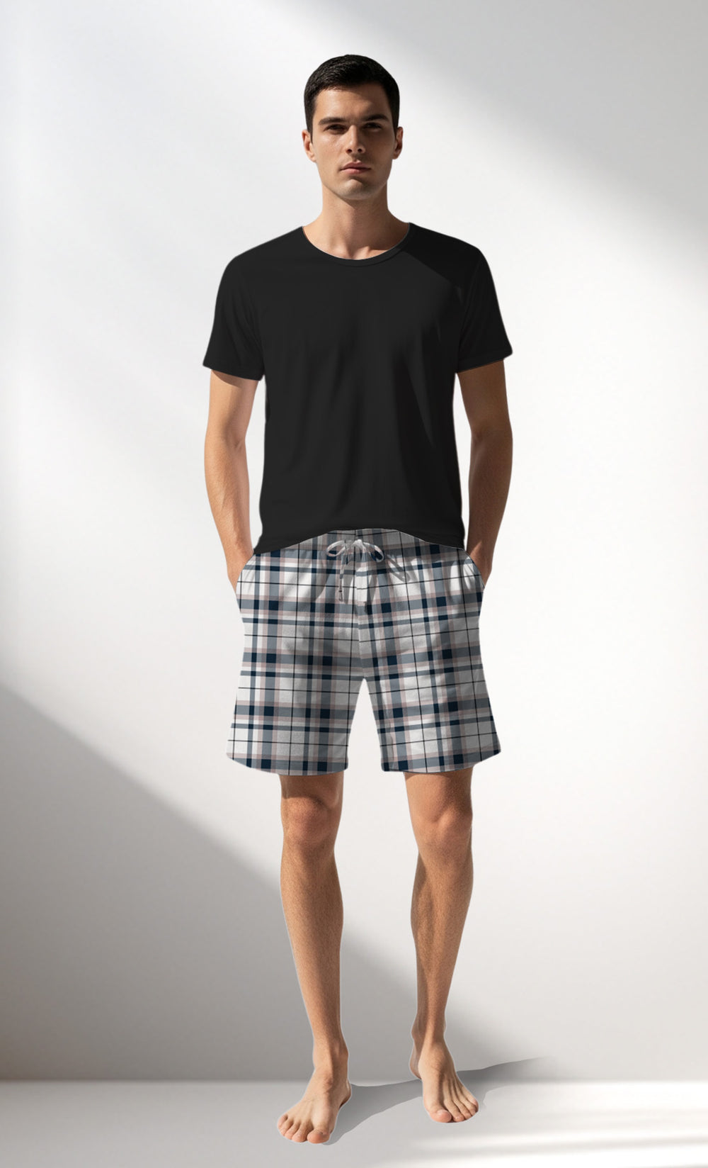 Man Supreme Plaidharbor Short - Default - Image 1