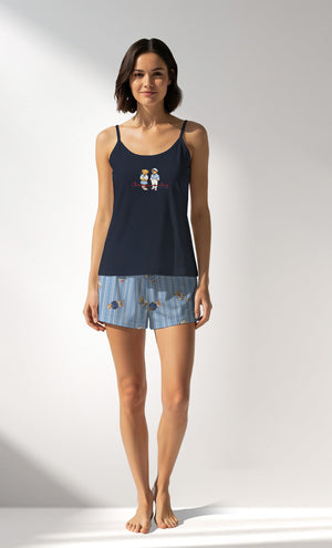 Woman Supreme Polobear Thin Strap Short Set - B-19-3923 - Image 1