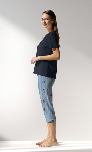 Woman Supreme Polobear Capri Set - B-19-3923 - Image 2