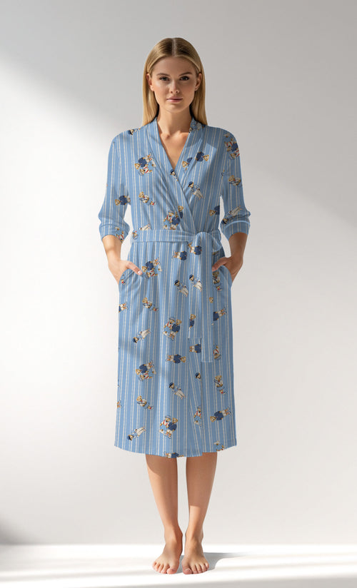 Woman Supreme Polobear Dressing Gown - ROTASYON - Image 1