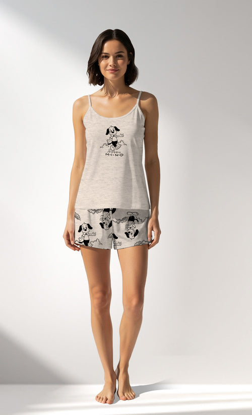 Woman Supreme Buddy Thin Strap Short Set - BEJ MEL - Image 1