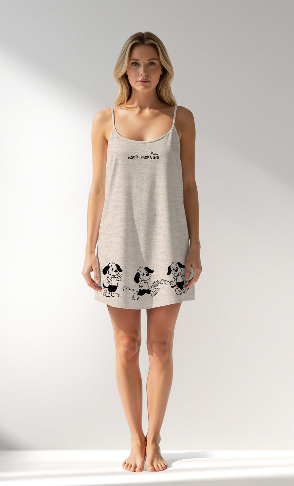 Woman Supreme Buddy Thin Strap Tunic - BEJ MEL - Image 1