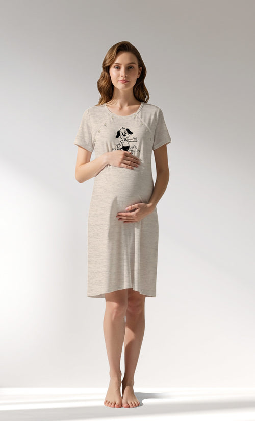 Woman Supreme Buddy Pregnant Tunic - BEJ MEL - Image 1