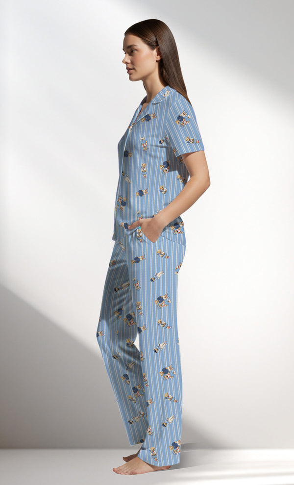 Woman Supreme Bearly Buttoned Pyjama Set - ROTASYON - Image 2