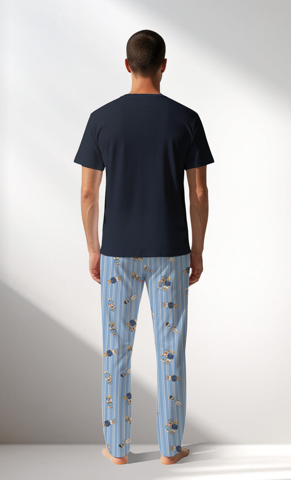Man Supreme Bearly Pyjama Set - A-19-3923 - Image 3