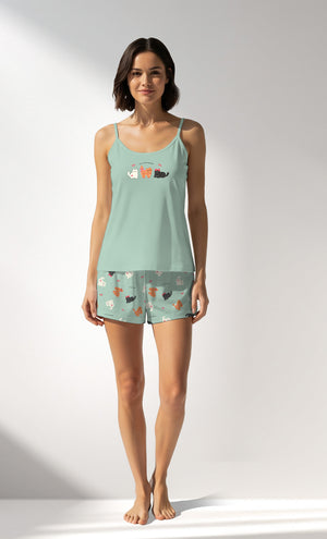 Woman Supreme Baliko Thin Strap Short Set - A-13-6008 - Image 1