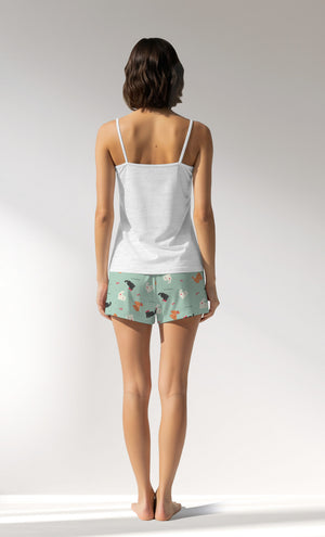 Woman Supreme Baliko Thin Strap Short Set - B-KAR MELANJ - Image 3