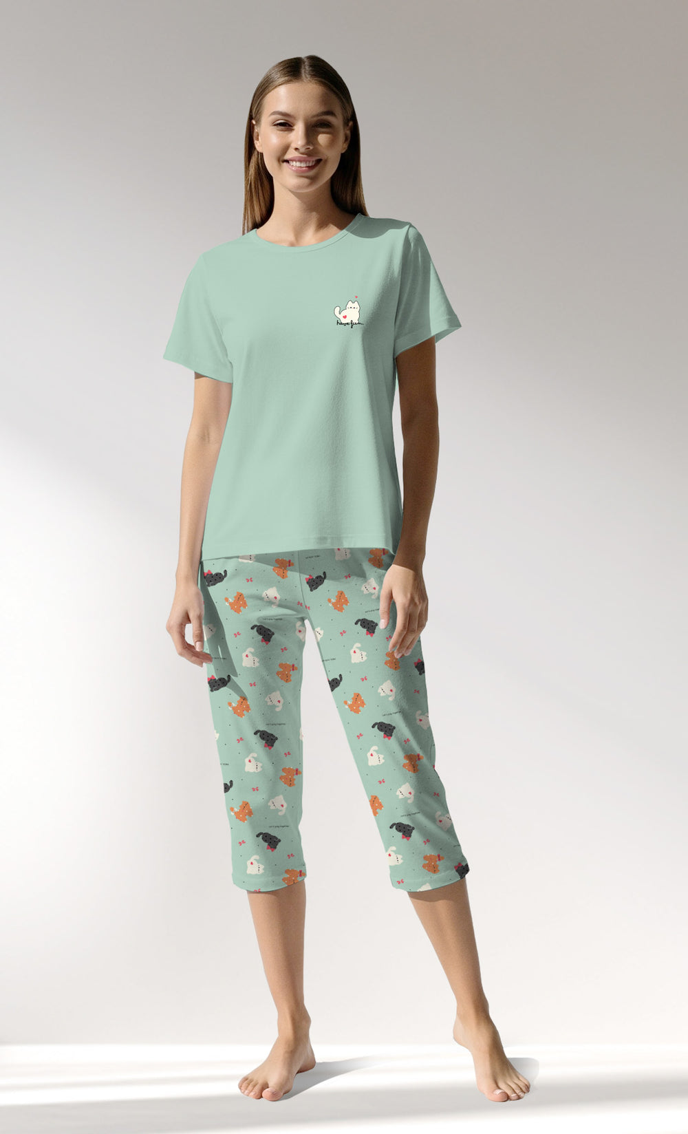 Woman Supreme Baliko Capri Set - A-13-6008 - Image 1