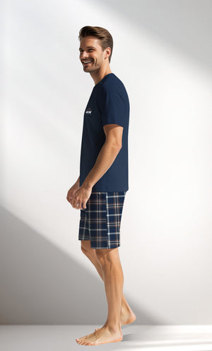 Man Supreme NewVision Short Set - A-LACIVERT - Image 2