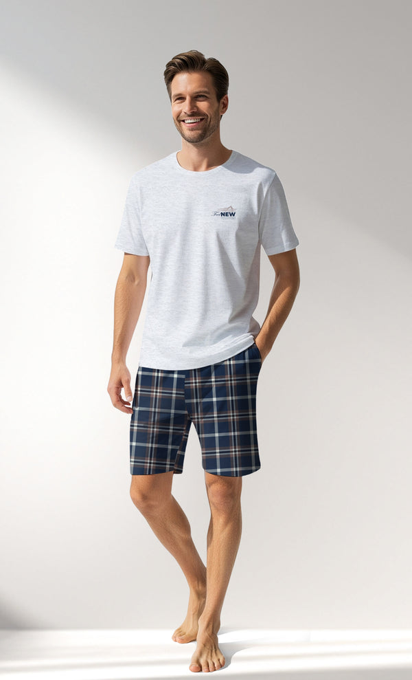 Man Supreme NewVision Short Set - B-KAR MELANJ - Image 1