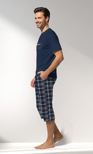 Man Supreme NewVision Capri Set - A-LACIVERT - Image 2