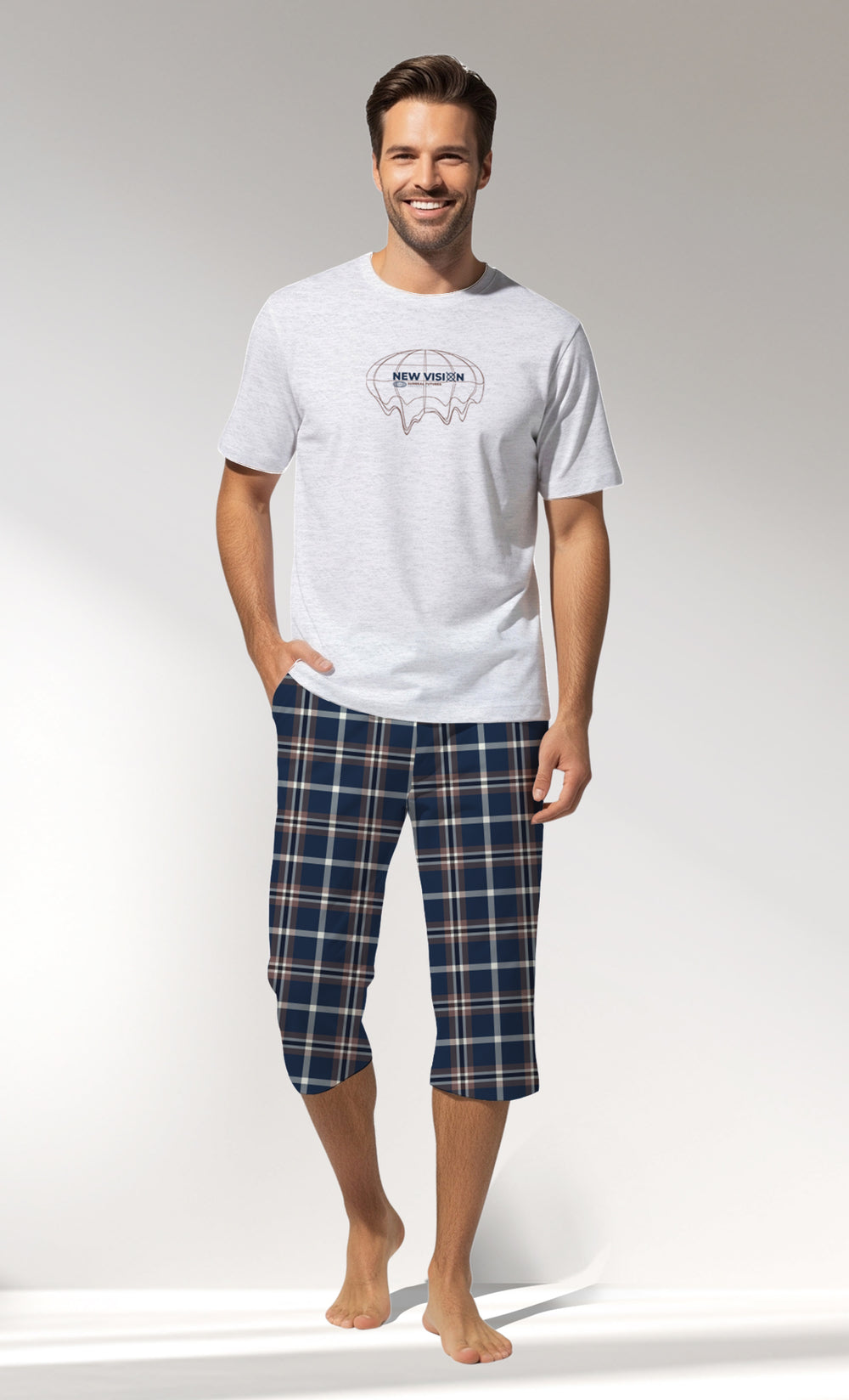 Man Supreme NewVision Capri Set - A-LACIVERT - Image 1