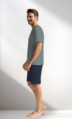 Man Supreme BeachClub Short Set - B-YESIL - Image 2