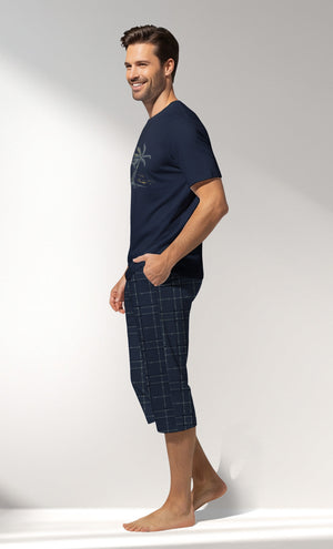 Man Supreme BeachClub Capri Set - A-LACIVERT - Image 2