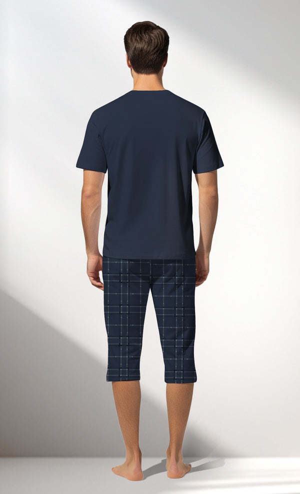 Man Supreme BeachClub Capri Set - A-LACIVERT - Image 3