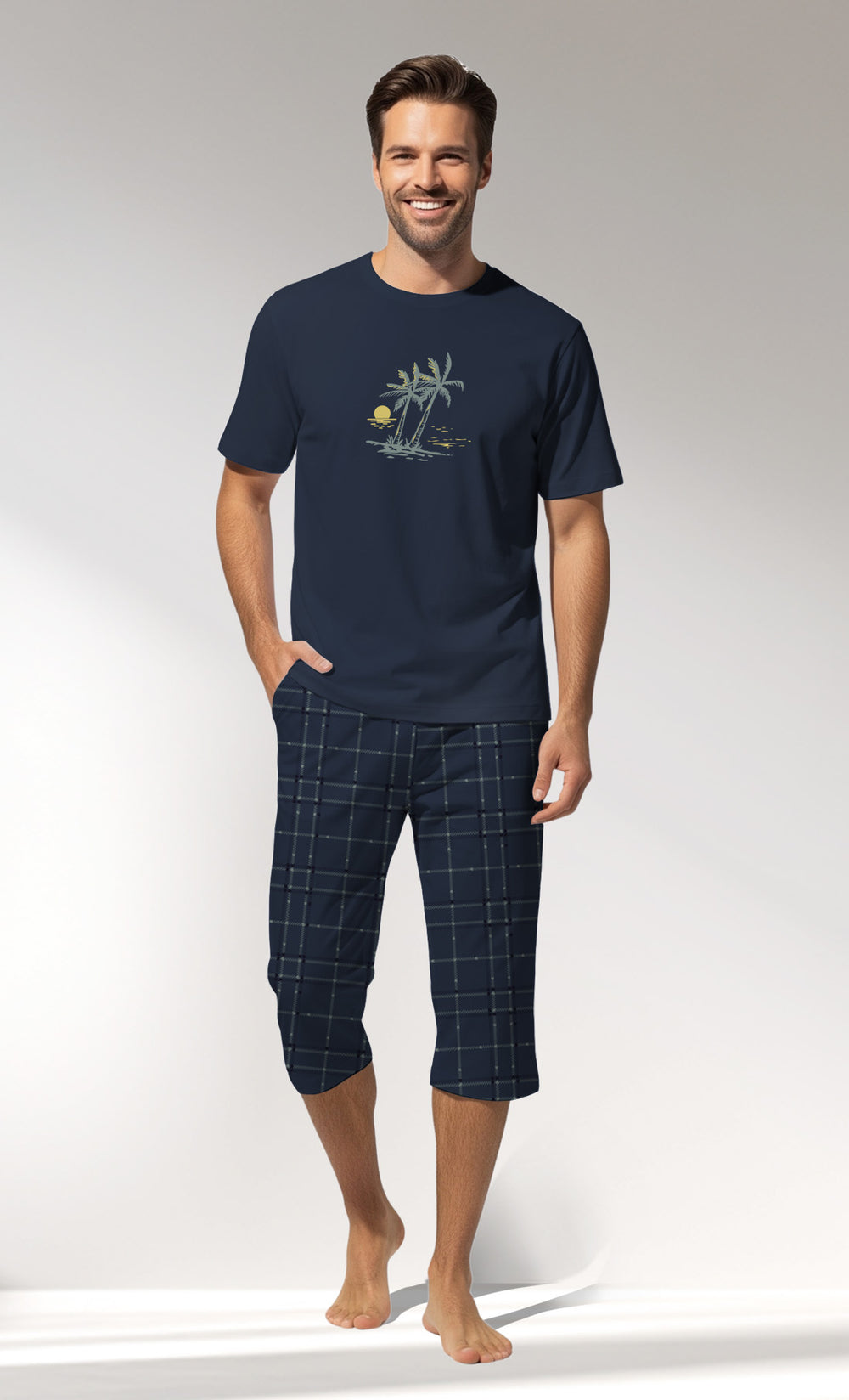 Man Supreme BeachClub Capri Set - A-LACIVERT - Image 1