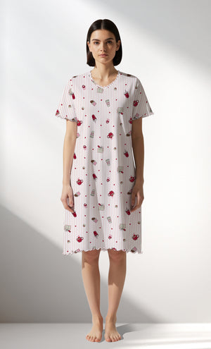 Woman Supreme CoffeTime Short Sleeve Tunic - ROTASYON - Image 1