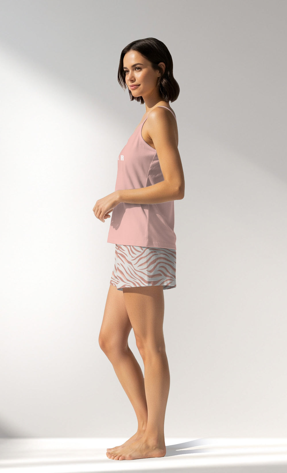 Woman Supreme Cutetiger Thin Strap Short Set - 13-1409 - Image 1