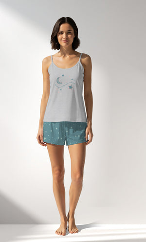 Woman Supreme ForestStars Thin Strap Short Set - B-EG-0 - Image 1