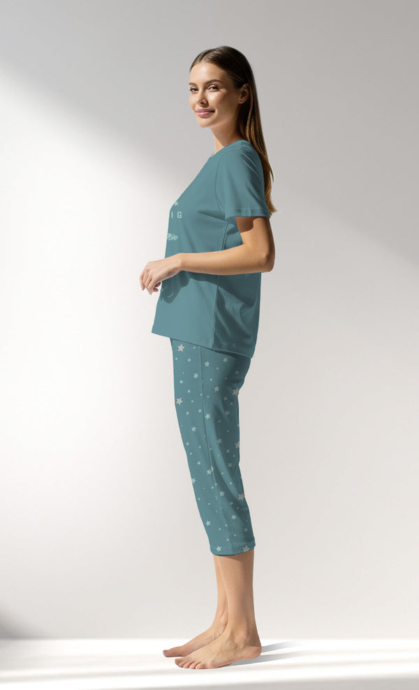 Woman Supreme ForestStars Capri Set - A-ZEMIN - Image 2