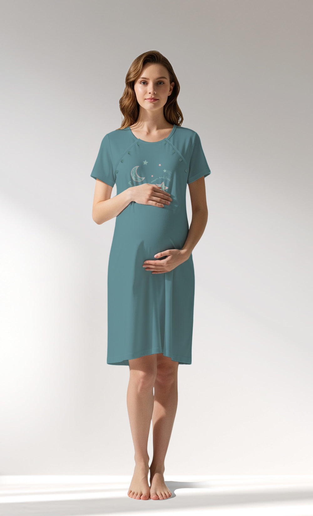 Woman Supreme ForestStars Pregnant Tunic - A-ZEMIN - Image 1