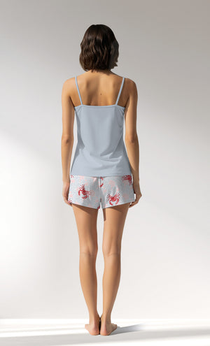 Woman Supreme Crabbing Thin Strap Short Set - A-13-4103 - Image 3