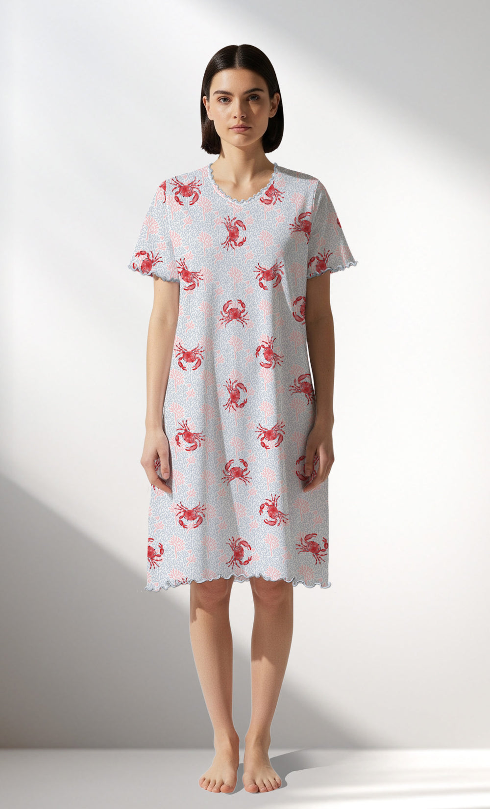 Woman Supreme Crabbing Short Sleeve Tunic - ROTASYON - Image 1