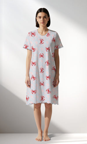 Woman Supreme Crabbing Short Sleeve Tunic - ROTASYON - Image 1