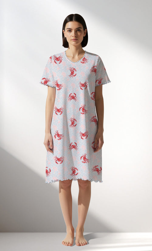 Woman Supreme Crabbing Short Sleeve Tunic - ROTASYON - Image 1