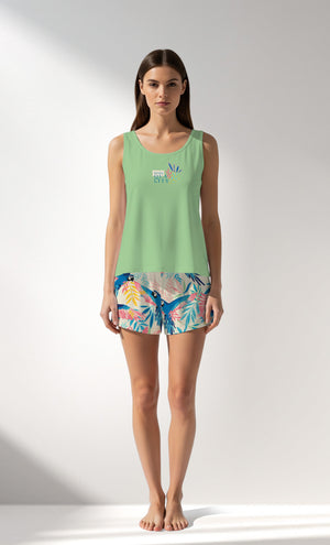 Woman Supreme HappyParrot Thick Strap Short Set - B-13-0221 - Image 1