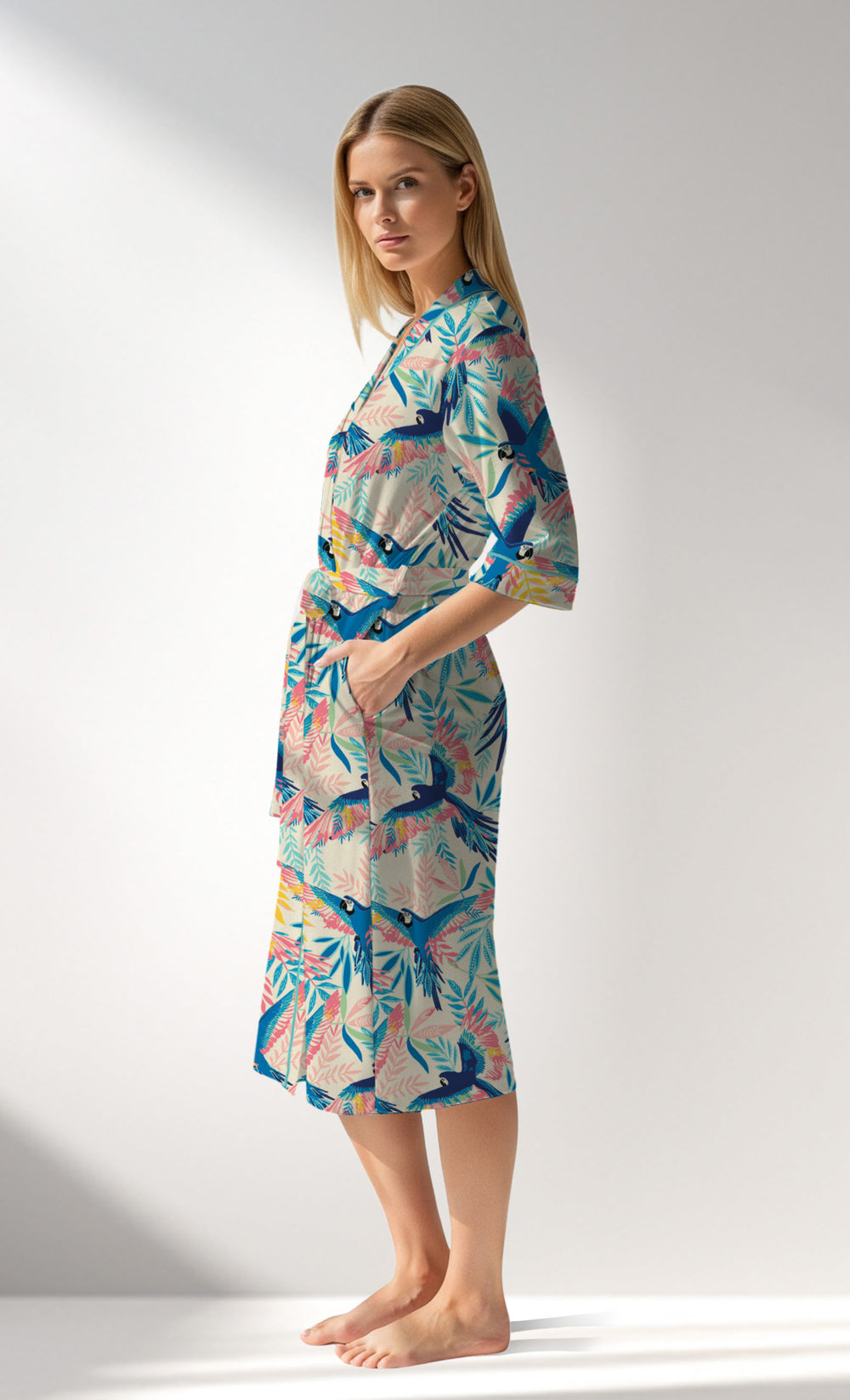 Woman Supreme HappyParrot Dressing Gown - ROTASYON - Image 1