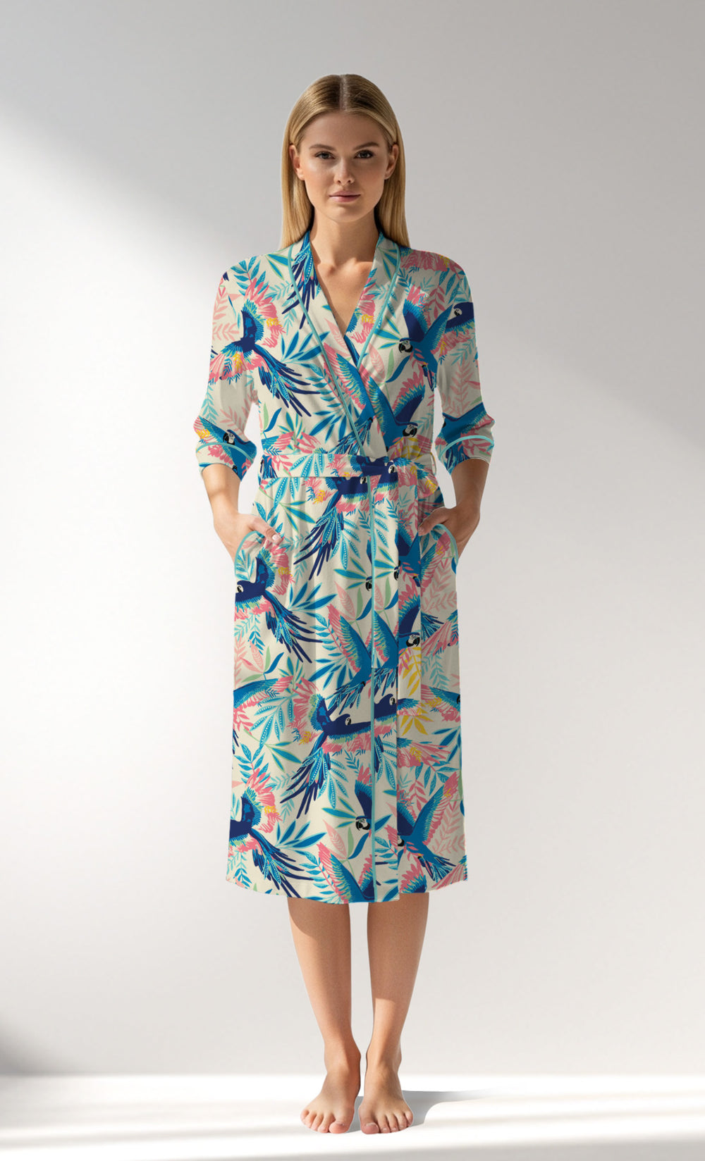 Woman Supreme HappyParrot Dressing Gown - ROTASYON - Image 1