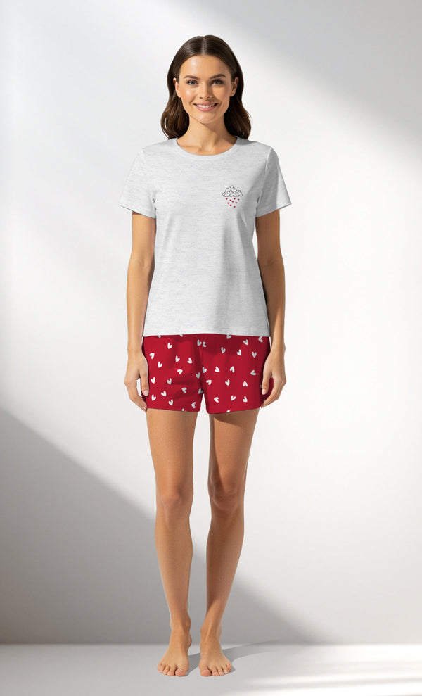 Woman Supreme HeartBeat Short Set - B-KAR MELANJ - Image 1