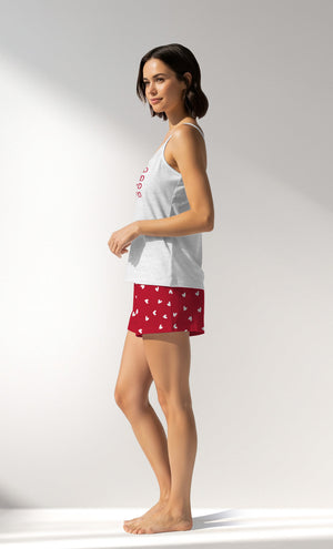 Woman Supreme HeartBeat Thin Strap Short Set - B-KAR MELANJ - Image 2