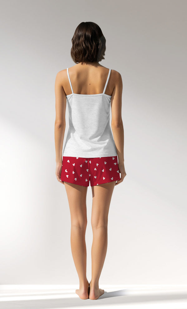 Woman Supreme HeartBeat Thin Strap Short Set - B-KAR MELANJ - Image 3