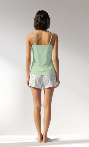 Woman Supreme JuicyMood Thin Strap Short Set - B-A.YESIL - Image 3