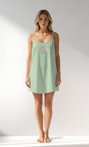 Woman Supreme JuicyMood Thin Strap Tunic - B-A.YESIL - Image 1